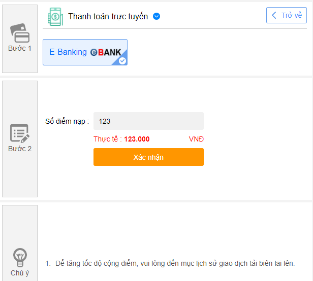 Cách nạp tiền nhà cái cá cược Kubet