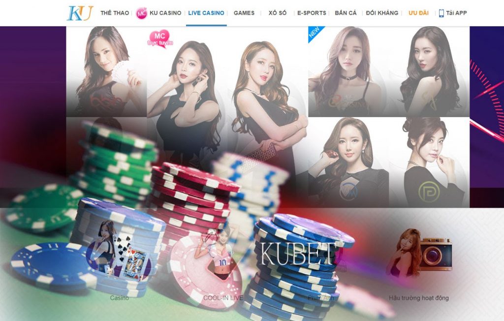 kubet casino với 8 sảnh cá cược