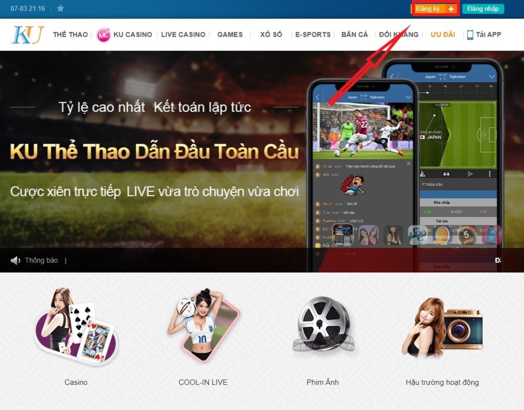 Cách chơi lô đề trực tuyến tại ku casino xổ số