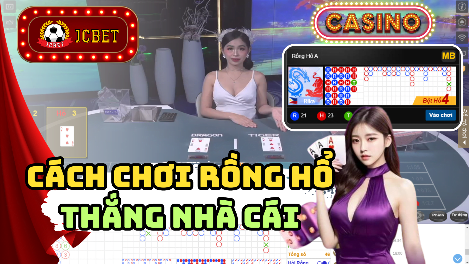 Cách chơi rồng hổ luôn thắng